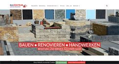 Desktop Screenshot of bauzentrum-gz.de