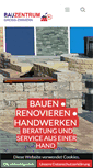 Mobile Screenshot of bauzentrum-gz.de